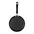 Dunelm 24cm Aluminium Pancake Pan Black