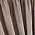 Chenille Taupe Thermal Pencil Pleat Door Curtain  undefined