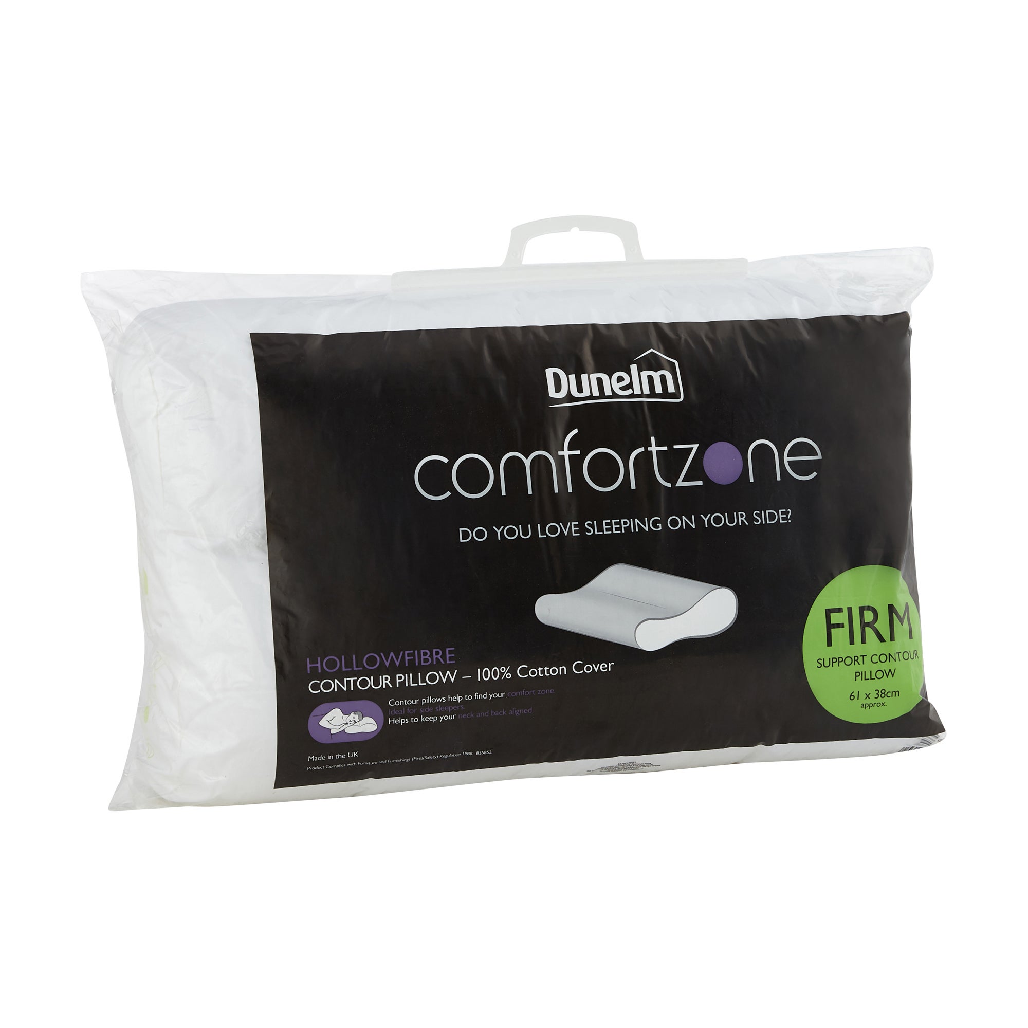 Comfortzone Contour Pillow | Dunelm