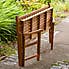 St Andrews 3 Seater Folding Bench Natural