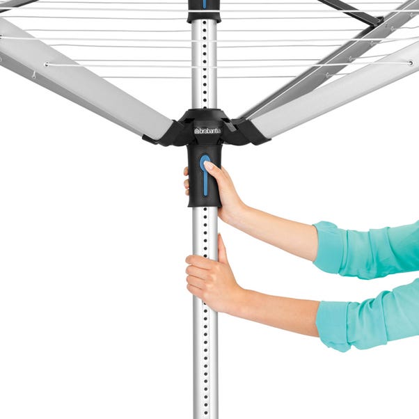 Brabantia 60 Metre 4 Arm Liftomatic Rotary Washing Line Dunelm brabantia-rotary-washing-line-pole-ground-spike-hole-cap-lid-cover