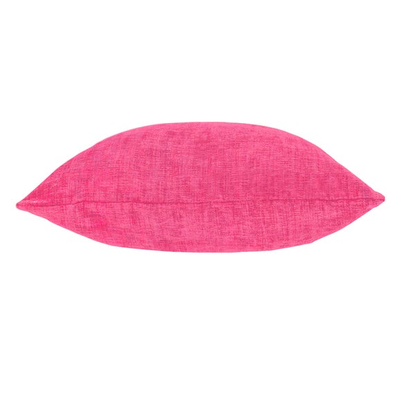 Chenille Fuchsia Cushion Dunelm