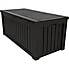 Saxon Deck Outdoor Storage Box Black