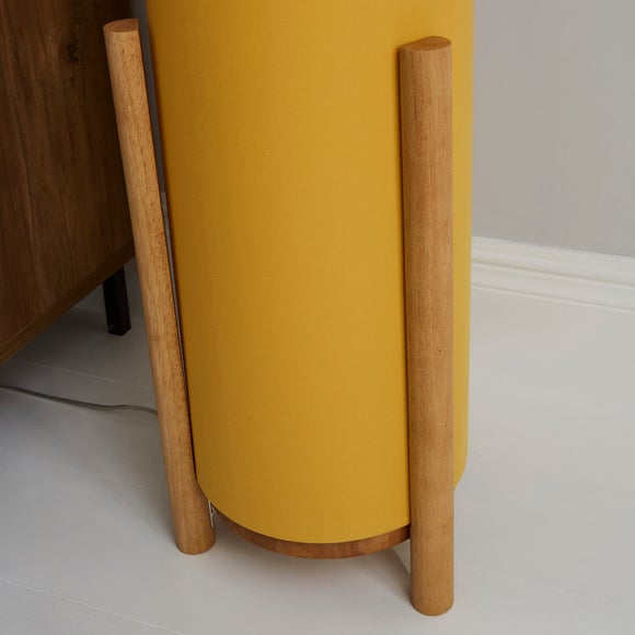 dunelm ochre floor lamp