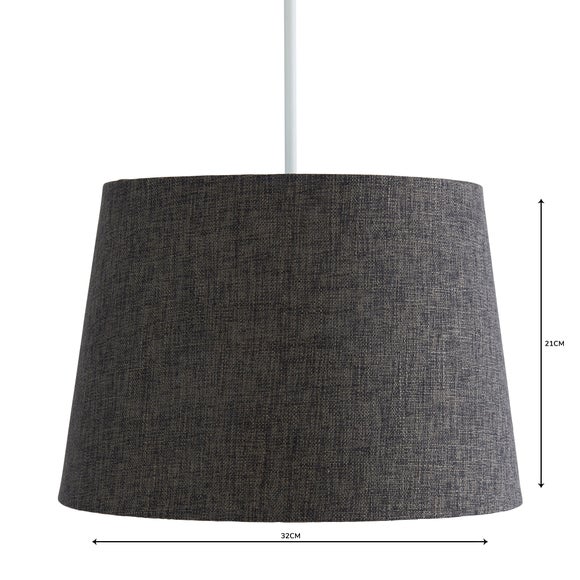 Vermont 30cm Tapered Charcoal Shade Vermont 30cm Tapered Charcoal Shade