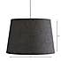 Vermont Tapered Lamp Shade 30cm Charcoal Charcoal