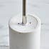 Dorma Purity Marble Toilet Brush Holder Natural (White)