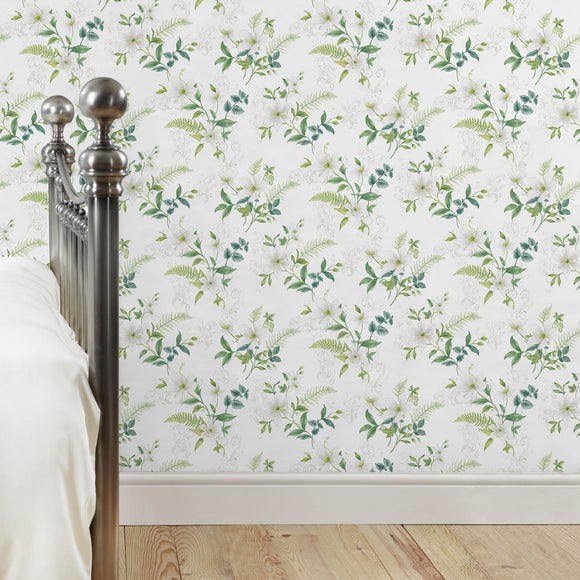 Dorma Botanical Wallpaper Dunelm