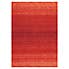 Calvin Klein Linear Glow Rug Red undefined