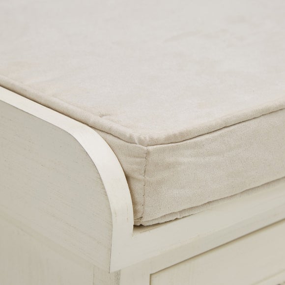 shoe storage bench with cushion dunelm