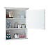 Mirrored Wall Cabinet White