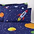 Space Glow in the Dark Duvet Cover and Pillowcase Set  undefined