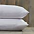 Fogarty Pair of Fresh Linen Scented Pillow Protectors White
