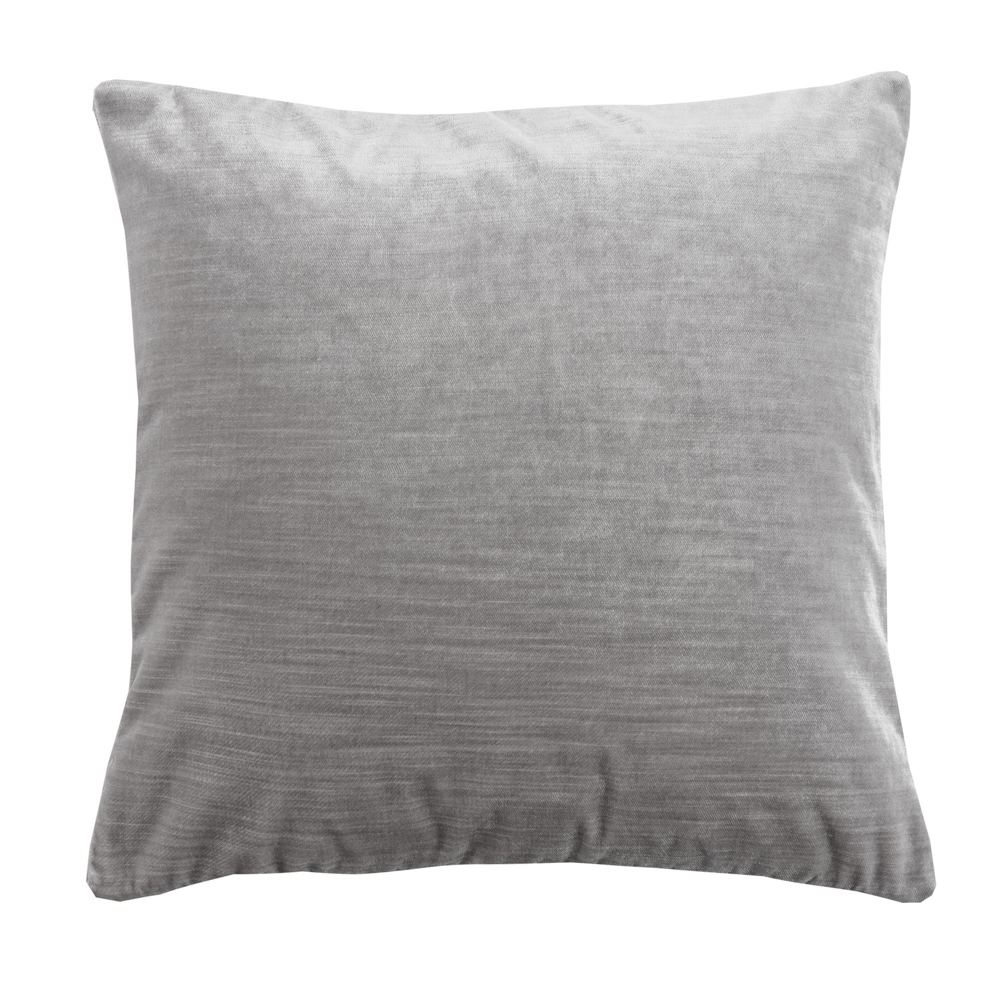 5A Fifth Avenue Grey Velvet Pleat Cushion | Dunelm