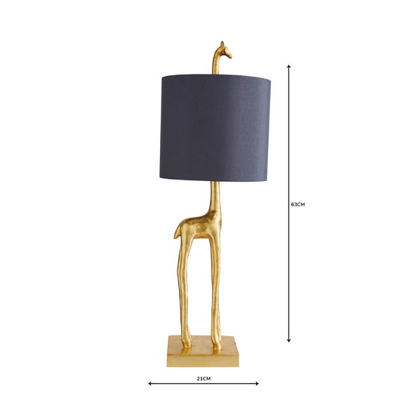 Malmo Giraffe Gold Table Lamp | Dunelm Malmo Giraffe Gold Table Lamp | Giraffe