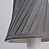 Twisted Pleat Candle Lamp Shade 12cm Grey Grey
