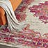 Ivory and Fuchsia Passion Rug  undefined