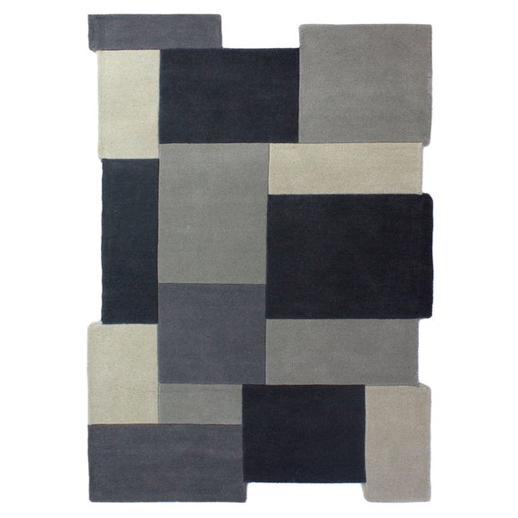 Abstract Collage Rug | Dunelm