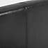Dorset Black Faux Leather Bed Frame  undefined