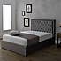 Rhea Silver Upholstered Ottoman Bed  undefined