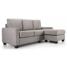Carla Reversible Fabric Corner Chaise Sofa Dunelm