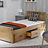Mission Waxed Pine Storage Bed  undefined