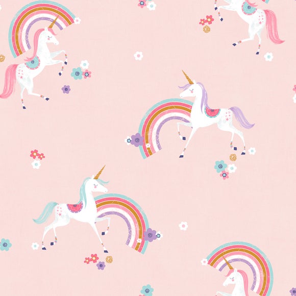 Metallic Unicorn Wallpaper Dunelm
