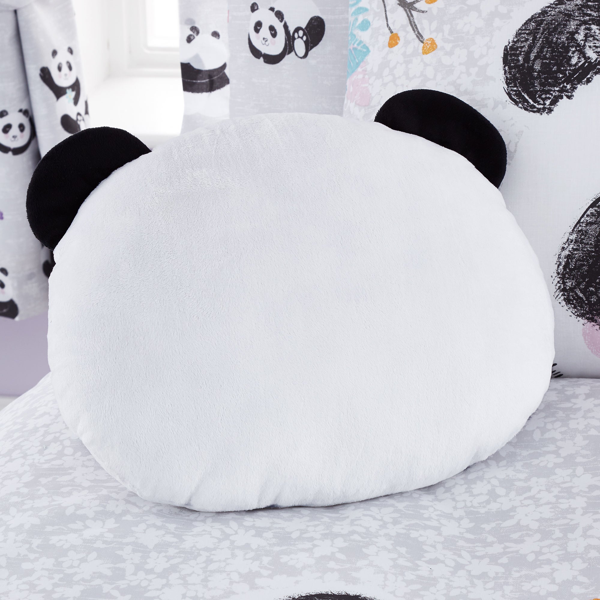 Panda Shaped Cushion | Dunelm