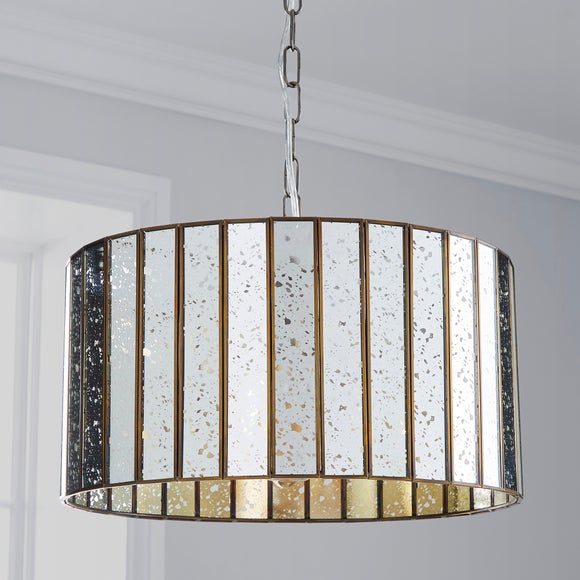 dunelm glass ceiling light