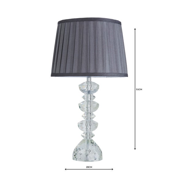 crystal lamp dunelm