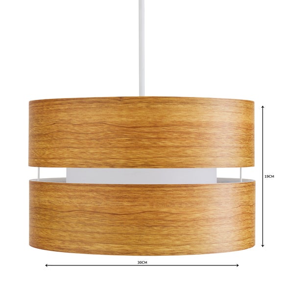 dunelm wooden lampshade