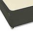 Universal 2 Drawer Chenille Divan Base with Headboard Charcoal undefined