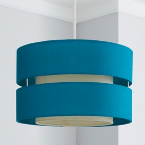 Frea Shade 30cm Drum Teal Dunelm Frea Shade 30cm Drum Teal Dunelm, Teal Floor Lamp Shade