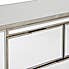 Fitzgerald 5 Drawer Chest, Mirrored Silver