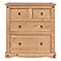 Corona 2 Over 2 Drawer Chest, Pine Natural