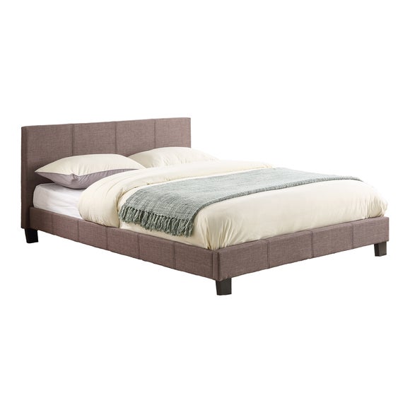 Berlin Upholstered Bed Frame Dunelm