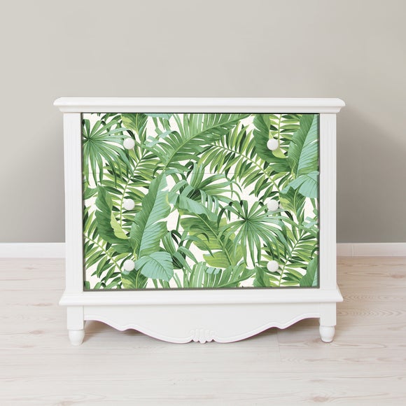 NuWallpaper Maui Green Self Adhesive Wallpaper Dunelm