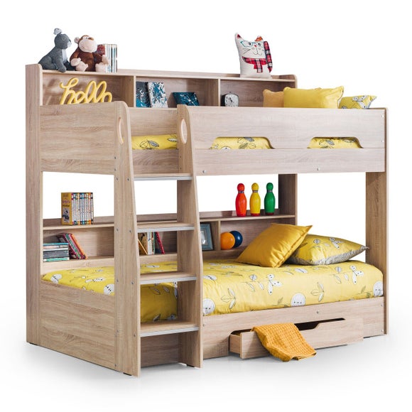 Orion Single Oak Bunk Bed Dunelm