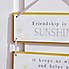 Sunshine and Grow Plaque Gold