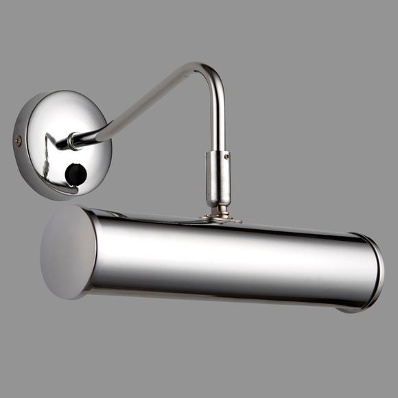 Avay Chrome Wall Light Dunelm