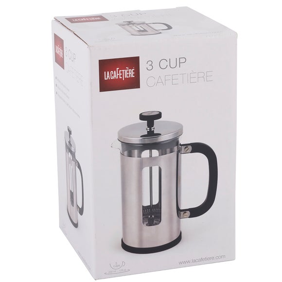 La Cafetiere Pisa Chrome 3 Cup 