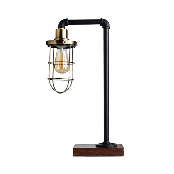 industrial table lamp dunelm