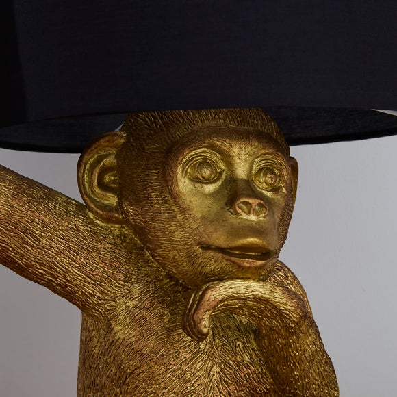 dunelm monkey lamp