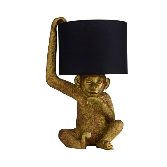 dunelm monkey lamp