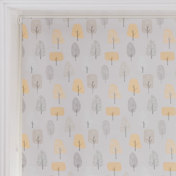 Scandi Trees Blackout Stain Resistant Roller Blind Dunelm