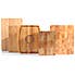 T&G Hevea Large End Grain Wood Chopping Board Brown