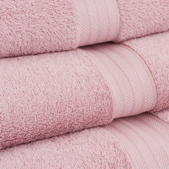 Dunelm Luxury Blush Pink Egyptian Cotton Wash Mitt Conscious Choice