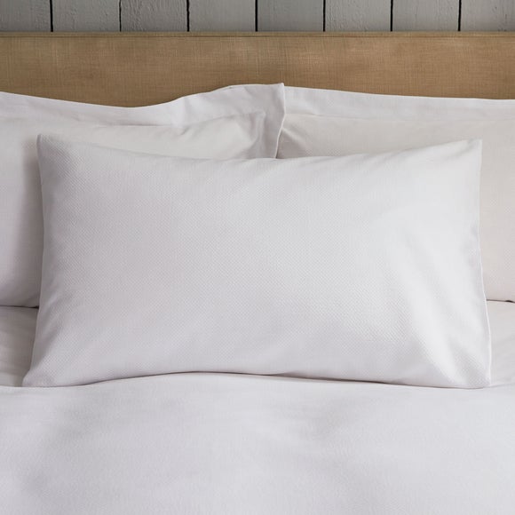 dunelm white waffle duvet cover