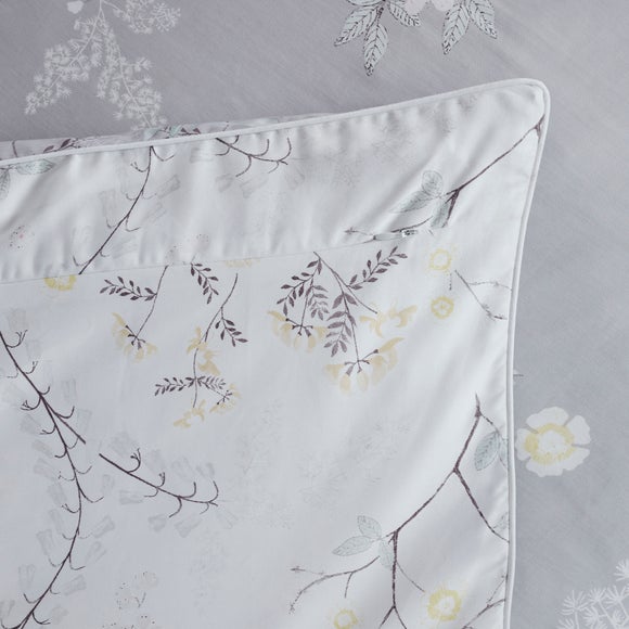 Dorma Maiya Grey Housewife Pillowcase Dorma Maiya Grey Housewife Pillowcase