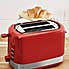 Dunelm 2 Slice Red Toaster Red